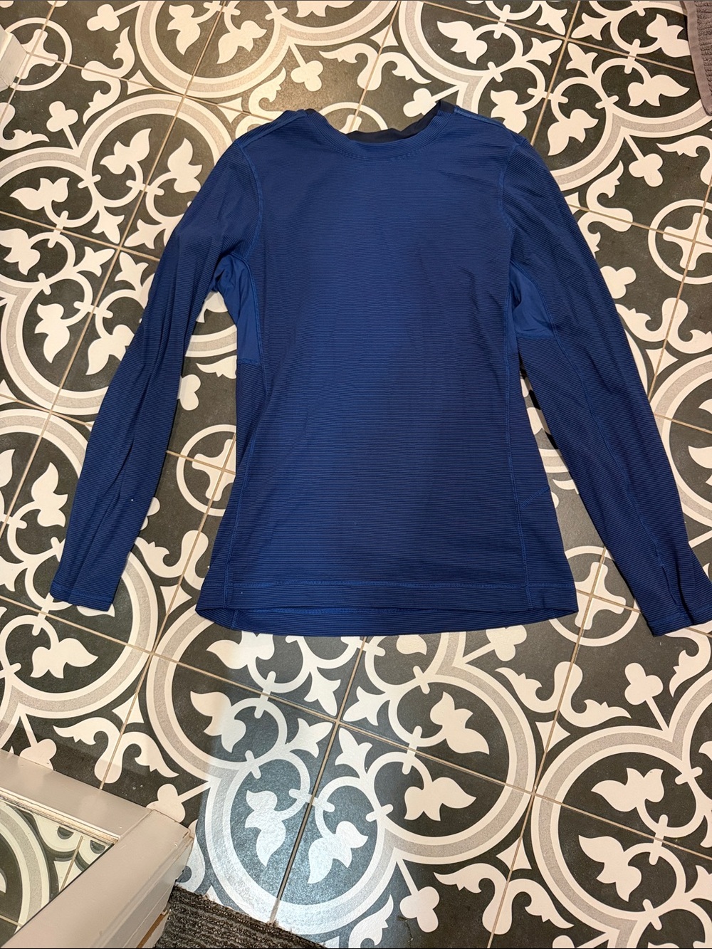 lululemon athletica Navy Blue Long-Sleeve Performance Top